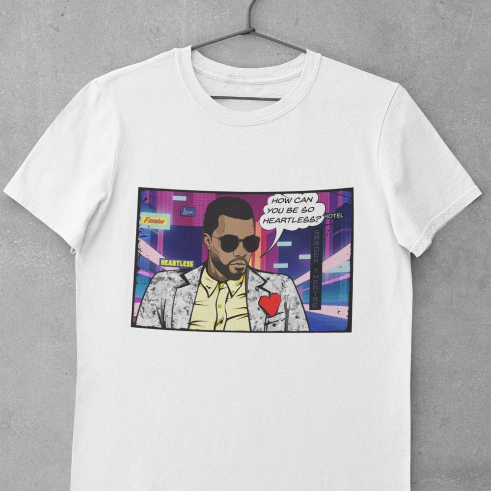 Kanye West Heartless Pop Art Shirt, 808's